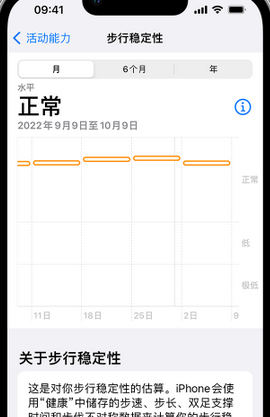 爱民iPhone手机维修如何在iPhone开启'步行稳定性通知'