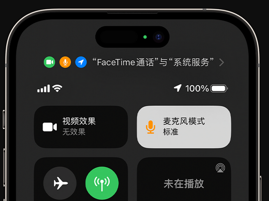 爱民苹果授权维修网点分享iPhone在通话时让你的声音更清晰 