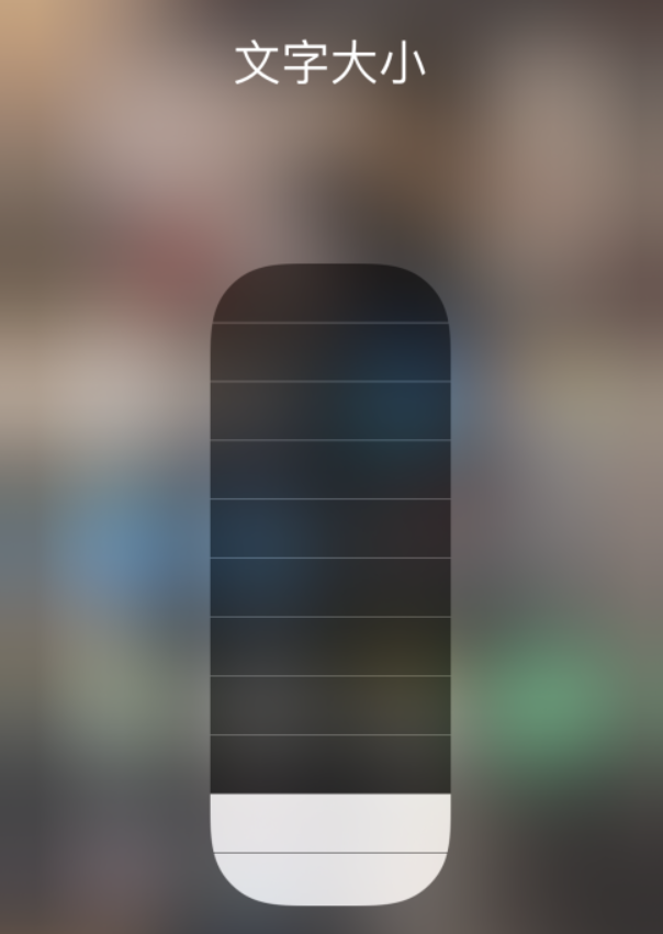 爱民苹果手机维修分享小技巧：在 iPhone 控制中心快速调节字体大小 