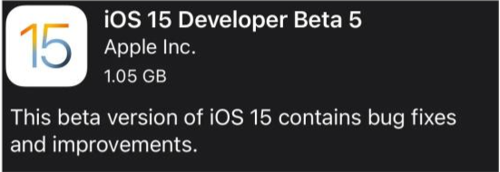 爱民苹果手机维修分享如何升级到iOS15.0 beta5 
