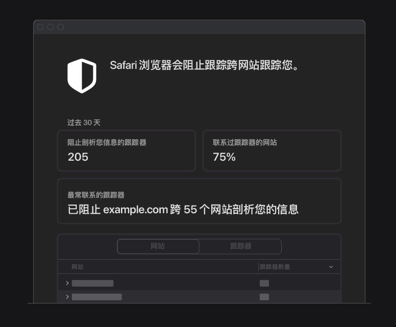 爱民苹果手机维修分享如何在 Safari 浏览器中查看和打开隐私报告 